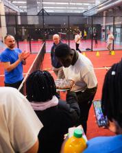 padel pour tous, le shaft, padel, Lille, handicap, sport, raquette, autisme, séniors, personnes âgées,